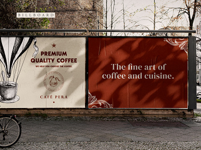 Cafe Billboard Design - Complete Cafe Brand Identity billboard design billboard mockup brand identity brand identity design branding cafe billboard design cafe branding illustration logodesign outdoor advertising typography urban art urban poster vintage visual identity wall art wallpaper