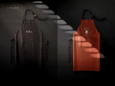 Cafe Apron / Uniform - Complete Cafe Brand Identity