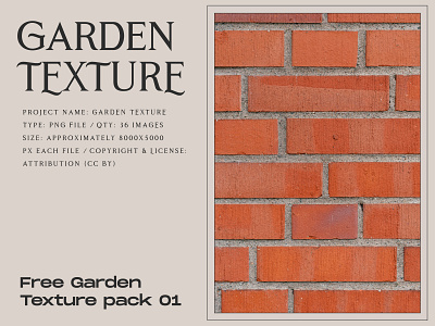 Garden Texture / Pack 01 - 100% Free background background art background design background image backgrounds brand identity design resource design resources freebie freebies stay creative texture texture pack textured textures vintage