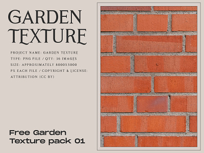 Garden Texture / Pack 01 - 100% Free