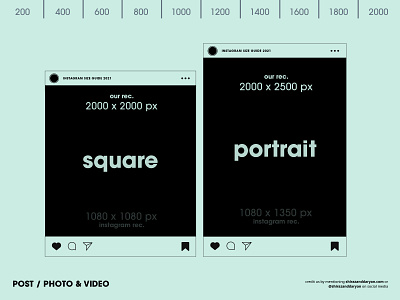 INSTAGRAM SIZE GUIDE 2021 - Photo & Video Post