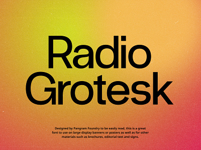 Trendy Free Fonts - Typography Concept - Radio Grotesk bestfreetrendyfont brandingfont fontfordesign freefont trendyfont