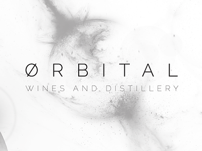 Orbital alcohol black and white branding concept fashion grayscale logo luxury type typography wine