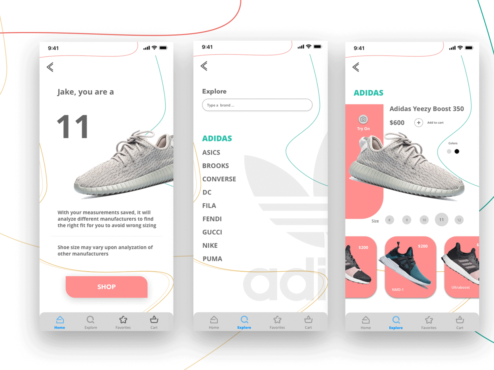 Shooz App concept