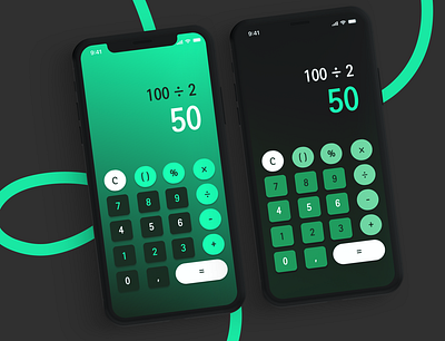 Day 004 — Calculator | 100 days UI challenge ✖️ dailyui design figma graphic design illustrator mobiledesign photoshop ui ux