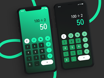 Day 004 — Calculator | 100 days UI challenge ✖️