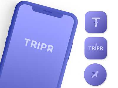 Day 005 — App Icon | TRIPR | 100 days UI challenge ✈️