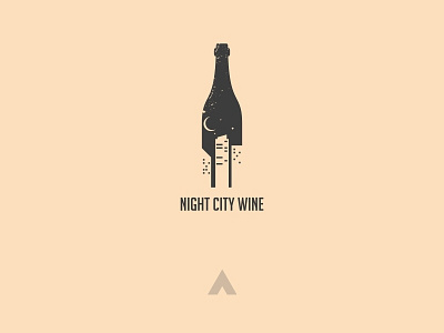 Night Of City Wine design logo socialmediapack vector