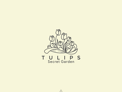 Tulips branding classic cover design draw facebook cover framing illustration lineart logo logo socialmediapack vector logodesign simple logo social media cover