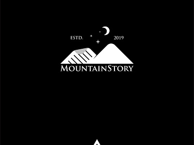 Mountainstory branding classic design draw facebook cover logo logo socialmediapack vector logodesign simple logo social media cover vector