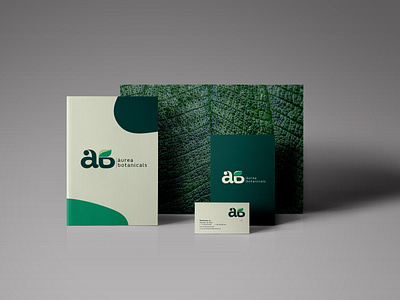 áurea botanicals branding design logo typography vector