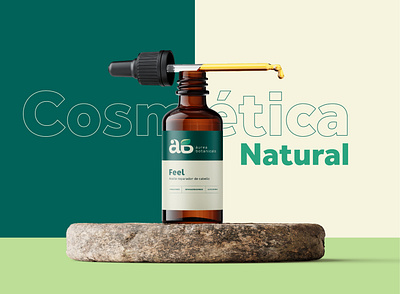 Áurea Botanicals branding cosmetic design graphic design logo ui