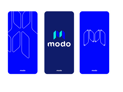 Modo branding design logo typography ui ux vector