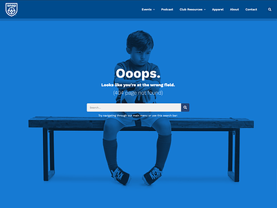 404 Page - Snap Soccer 404 football futbol kid sad snap soccer soccer