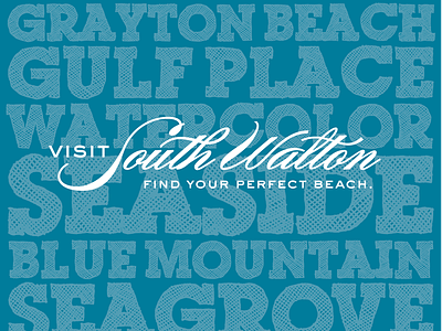 Visit South Walton Florida Beach Towel beach florida south walton towel visit