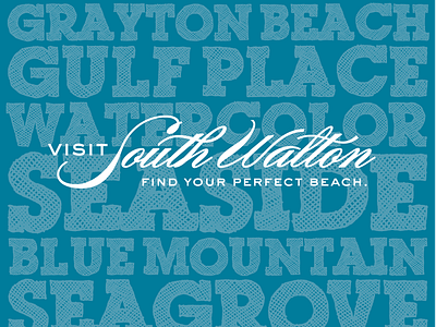 Visit South Walton Florida Beach Towel