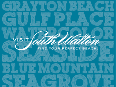 Visit South Walton Florida Beach Towel