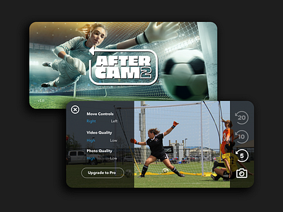 AfterCam2 Mobile App - UX Visual Design