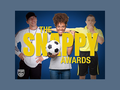 The Snappy Awards art direction awards branding campaign football graphic design soccer