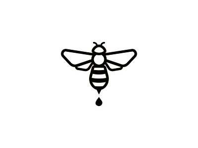 Vic's Bees Logo bee bee logo branding graphic design identity kentucky logo