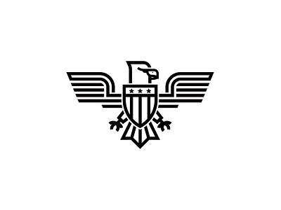 July 4 Eagle Logo