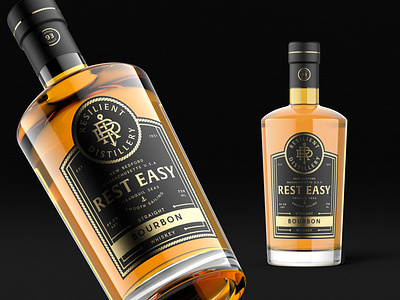 "Resilient Distillery" Branding & Package Design Concepts