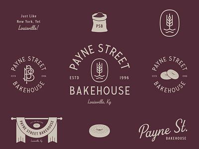 Payne Street Bakehouse: Unused Option bakehouse bakery brand design branding design graphic design identity illustration kentucky logo logo design louisville new york vector