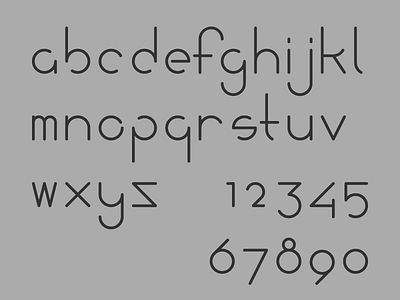 Fischer Typeface v01 custom type font line art single weight