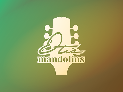 Otis Mandolins Logo knockout logo music