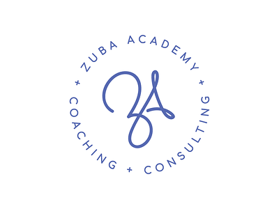 Zuba Academy Logo circle logo logomark