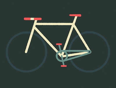 Bike Personality: Commuter bike biker city commuter design fixedgear illustraor illustration montreal mtl neighborhood