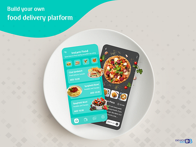 Food Delivery app designer app development company appdevelopment devicebee mobile app development on demand app