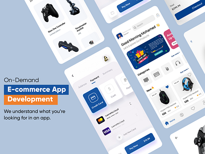 E Commerce App Design & Development app app designer app development company best app design devicebee ecommerce app mobile app development on demand app