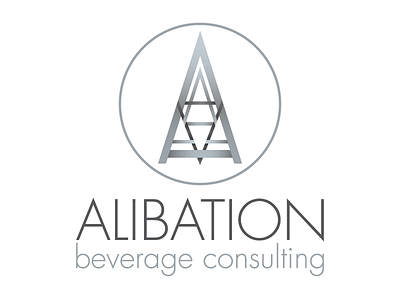 Alibation illustration logo typography