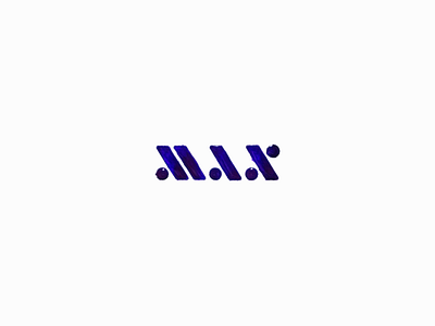 Max branding coffee shop lettering logo