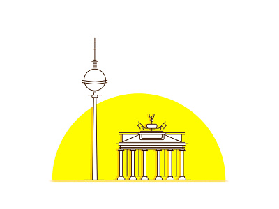 berlin-icon berlin icon design illustraion illustration vector