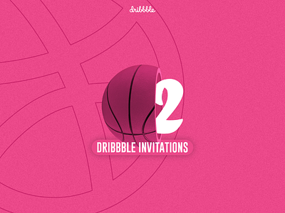 Dribbble invitation design