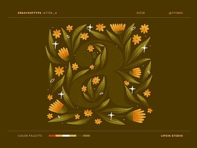 A #36daysoftype 36daysoftype 36daysoftype a 36daysoftype08 36daysoftype2021 36daysoftypea dailychallenge design flower illustration minimal nature pattern plant simple type typography