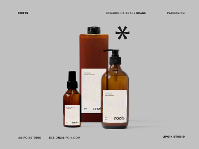 ROOTS - Brand Identity basic beauty brand indentity branding design graphic design hair hair product logo minimalistic mockup modern packaging product simple simplicity typography