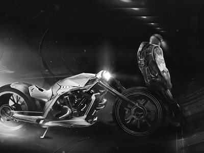Lost design industrial moto motorcycle photoshop sketch vehicle