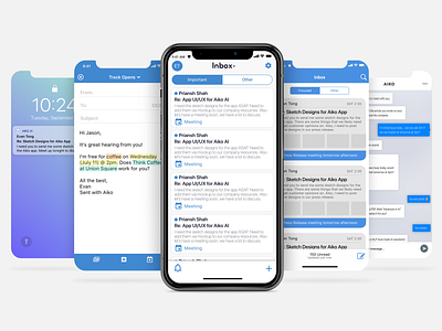 Email App Designs