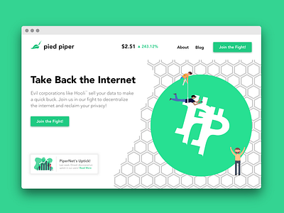 Pied Piper Landing Page