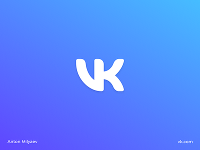 Redesign logo for vk.com | VK new logo