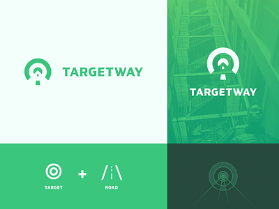 Targetway - Logo design for success assistant app