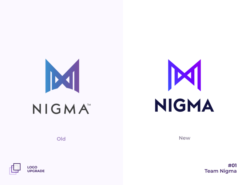 Logo upgrade - Nigma esports organization brand brand identity brandbook branding csgo dota dota2 esport esports esports logo flat game gaming liquid logo logotype nigma sports branding update upgrade