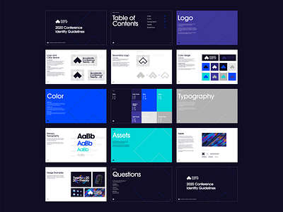 Accelerate Conference Event Identity Guidelines branding conference design grids guidelines identity logo manual system design typography