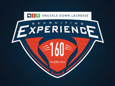 Knuckle Down Lacrosse branding kdl lacrosse logo
