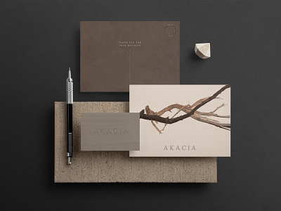 AKACIA Branding application brand brand identity branding brandingdesign creative design designinspiration identity inspiration logo namecard poster visual identity vpagency