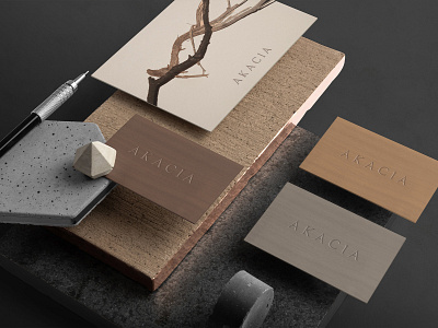 AKACIA brand brand identity branding brandingdesign creative design identity inspiration logo namecard visionaryplayground vpagency