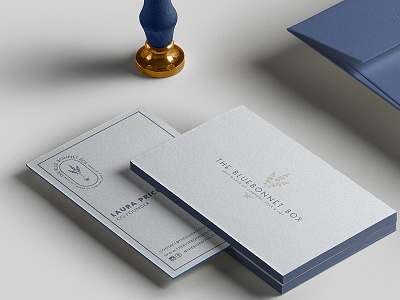 The Bluebonnet Box brand branding brandingdesign brandingidentity brandinspiration design designinspiration graphicdesign logodesign mockup visionaryplayground vpagency